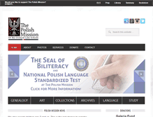 Tablet Screenshot of polishmission.com